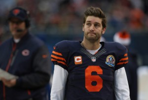 Cutler's facial expressions and sideline demeanor got more attention than the causes of his anguish in his earlier years as a Bear...